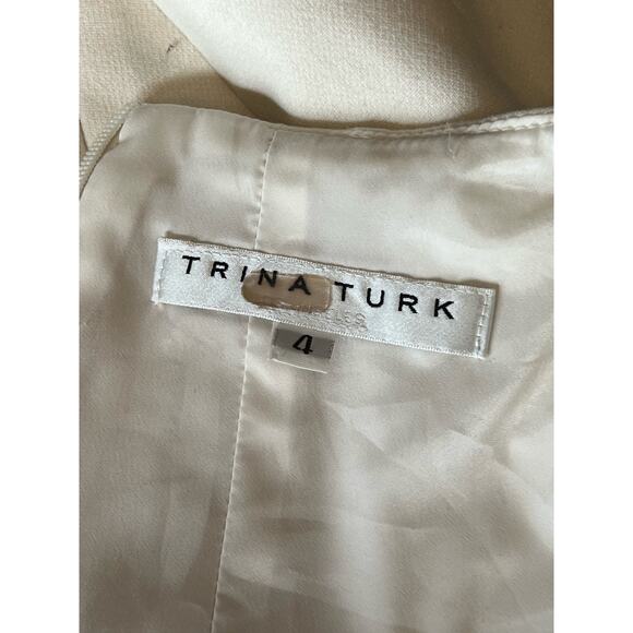 Trina Turk White Aperitif Dress 4 - Picture 11 of 13